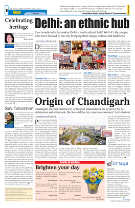 Origin of Chandigarh