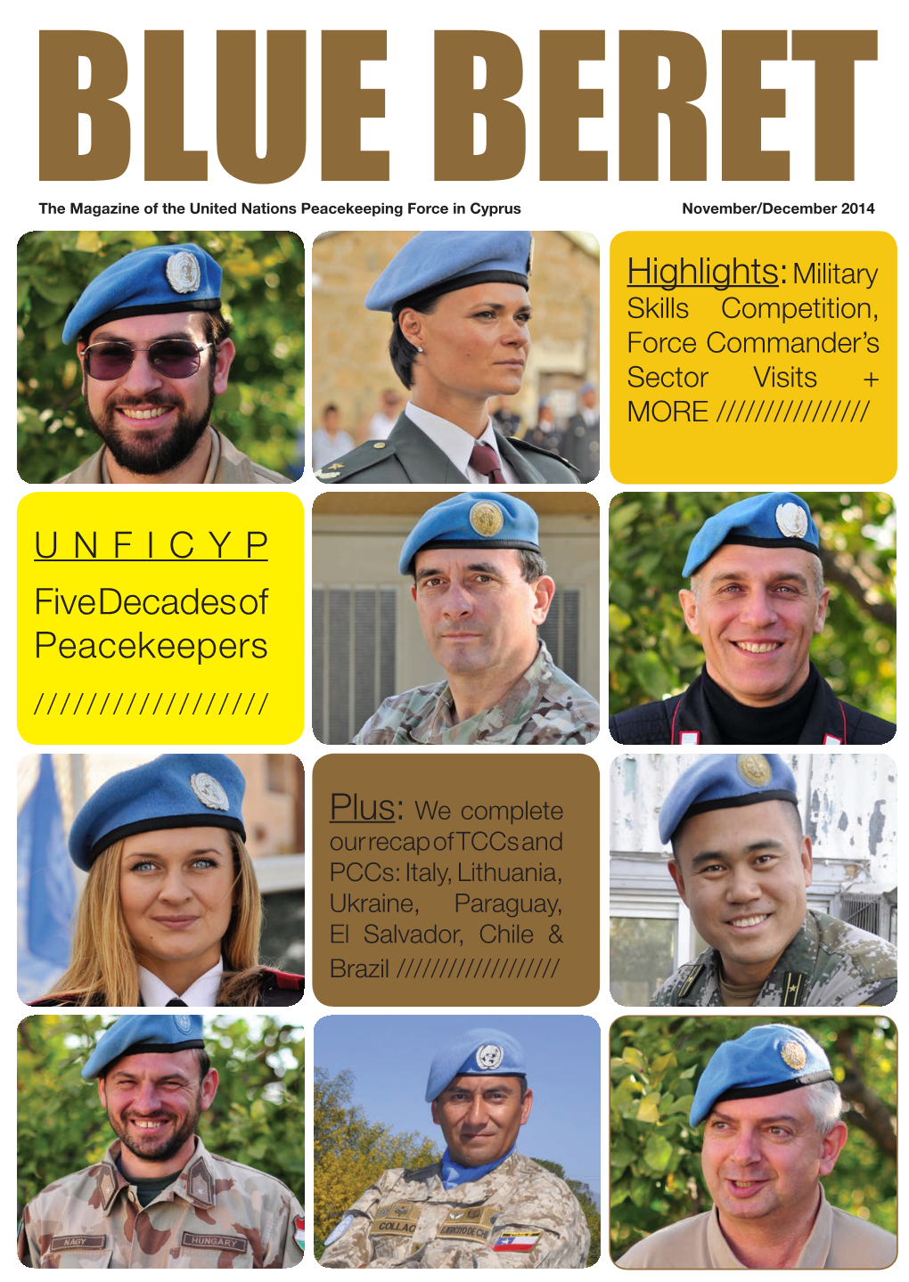 Blue Beret November – December 2014