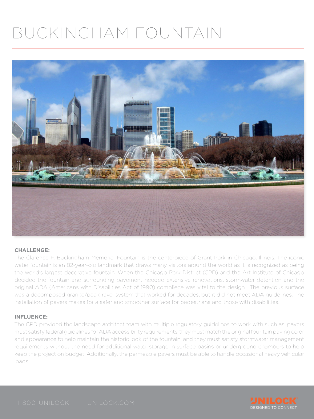 Unilock Buckingham Fountain