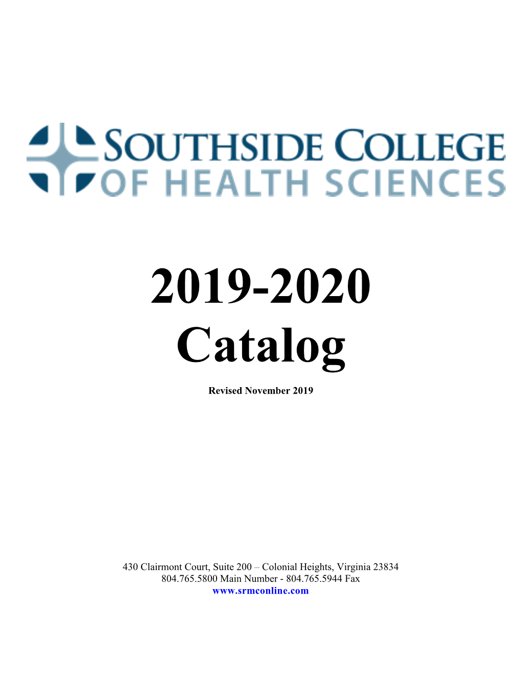 2019-2020 Catalog