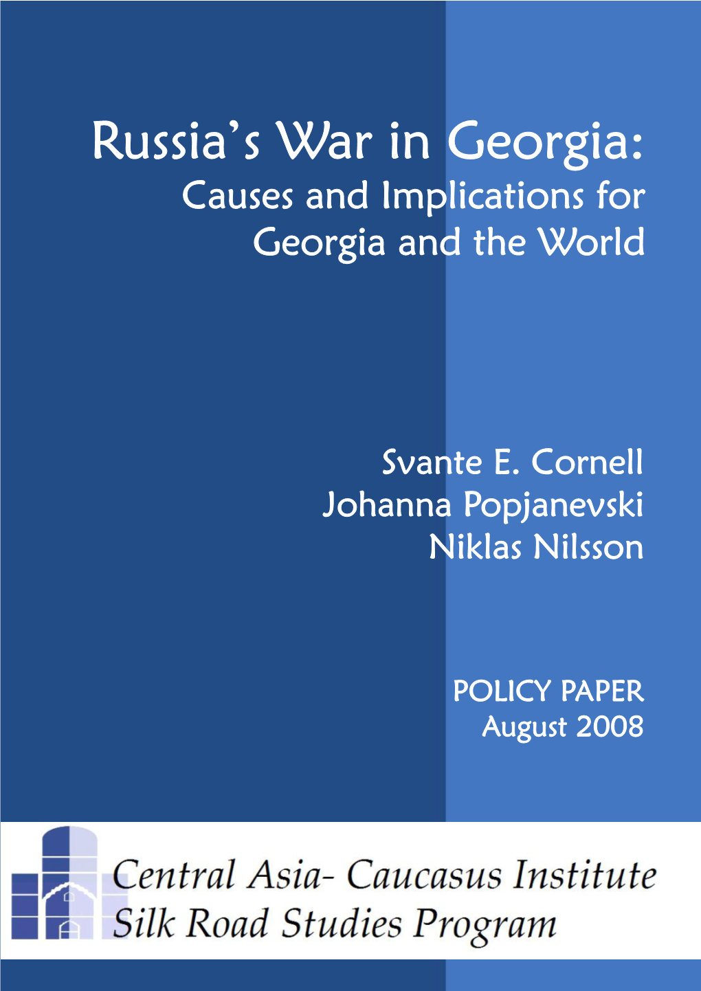 Russia's War in Georgia