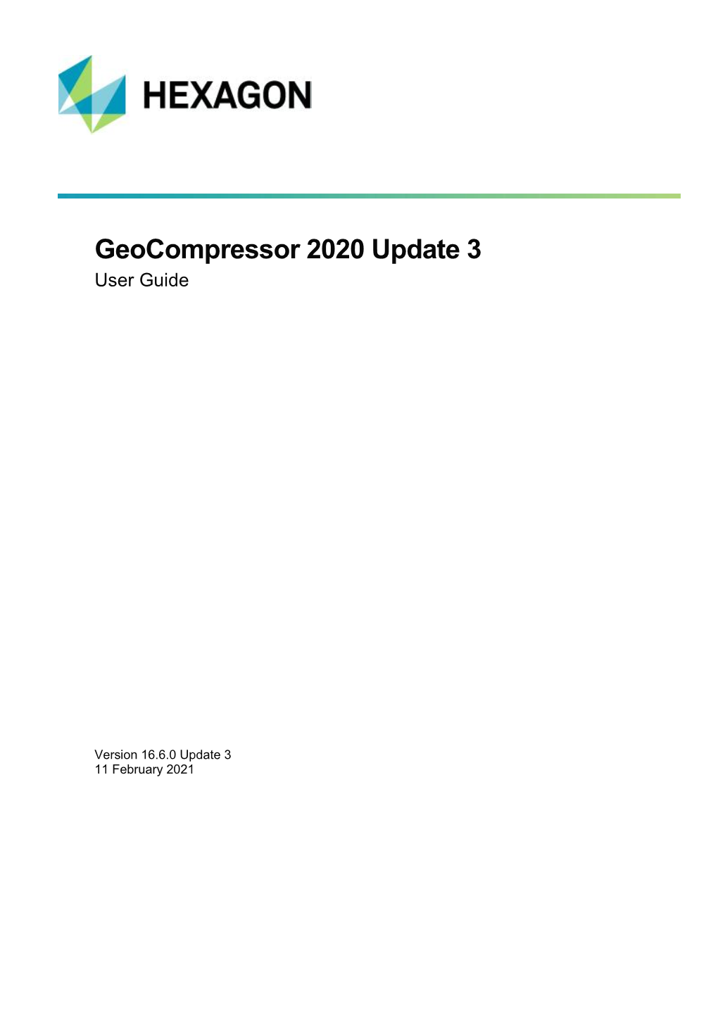 Geocompressor 2020 Update 3 User Guide