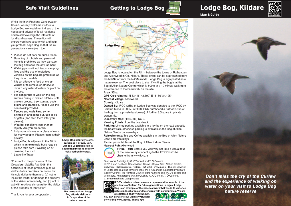 Lodge Bog, Kildare Map & Guide