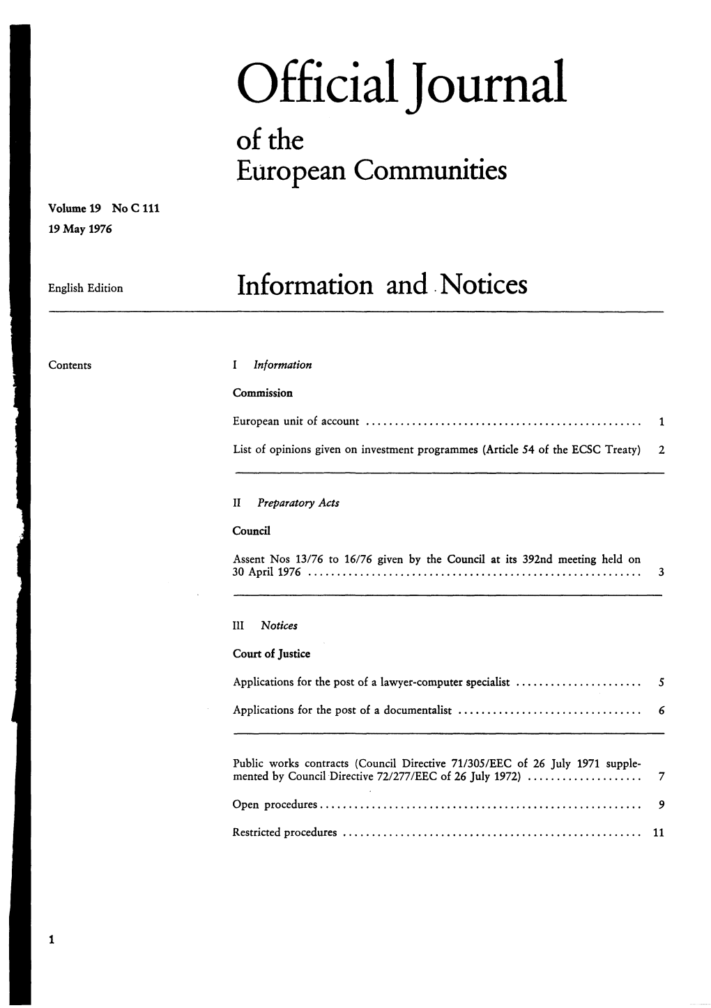 Official Journal of the European Communities