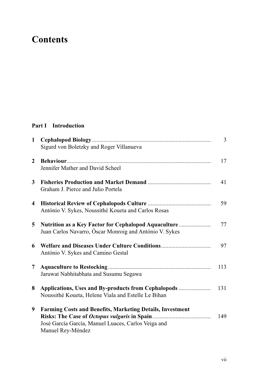 Table of Contents