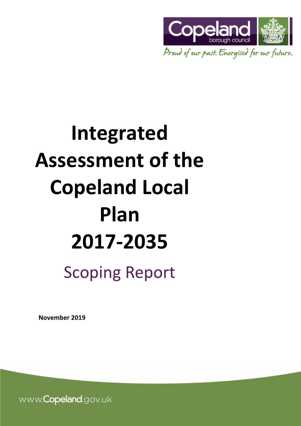 Integrated Assessment of the Copeland Local Plan 2017-2035 Scoping Report