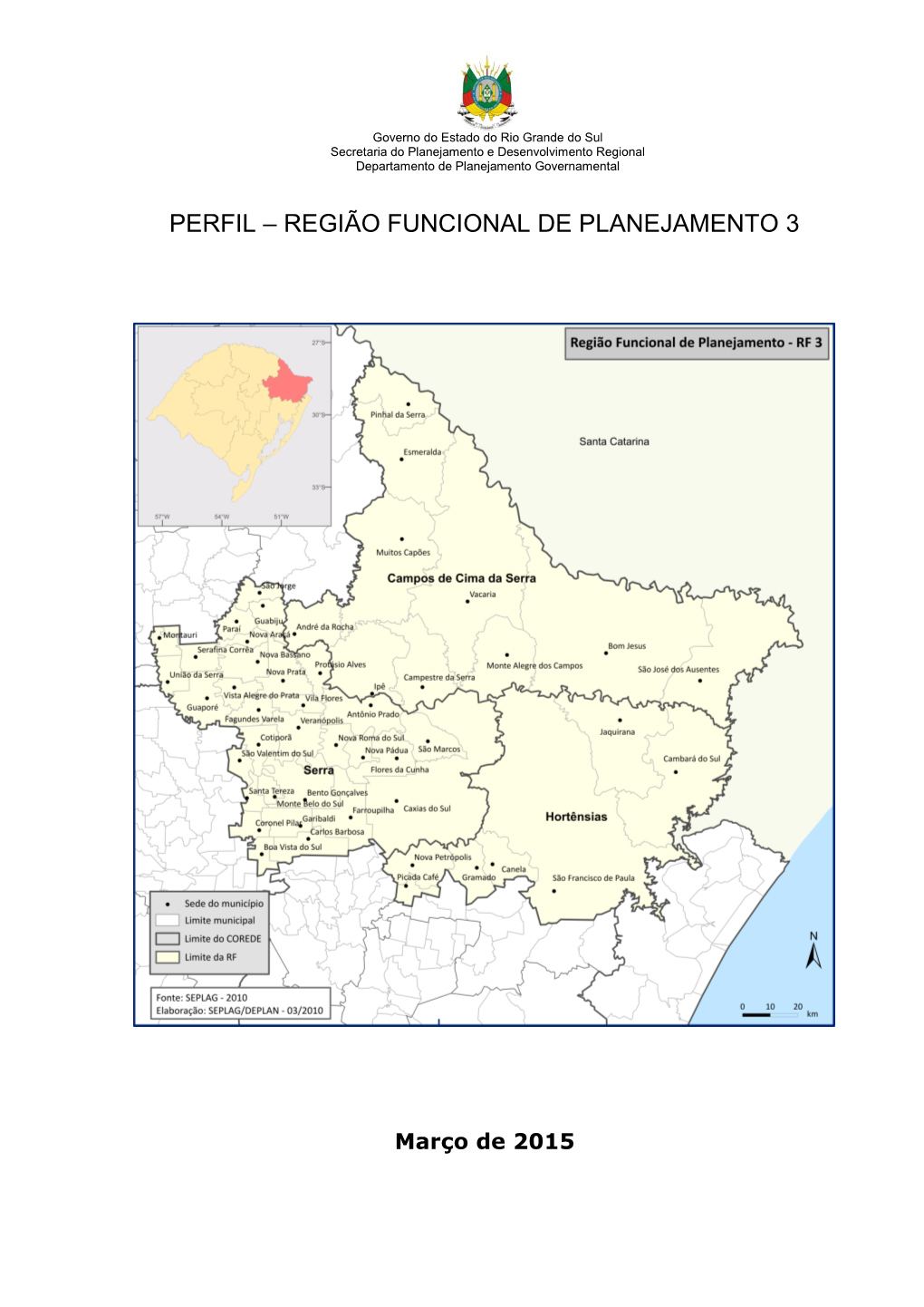 Perfil – Região Funcional De Planejamento 3