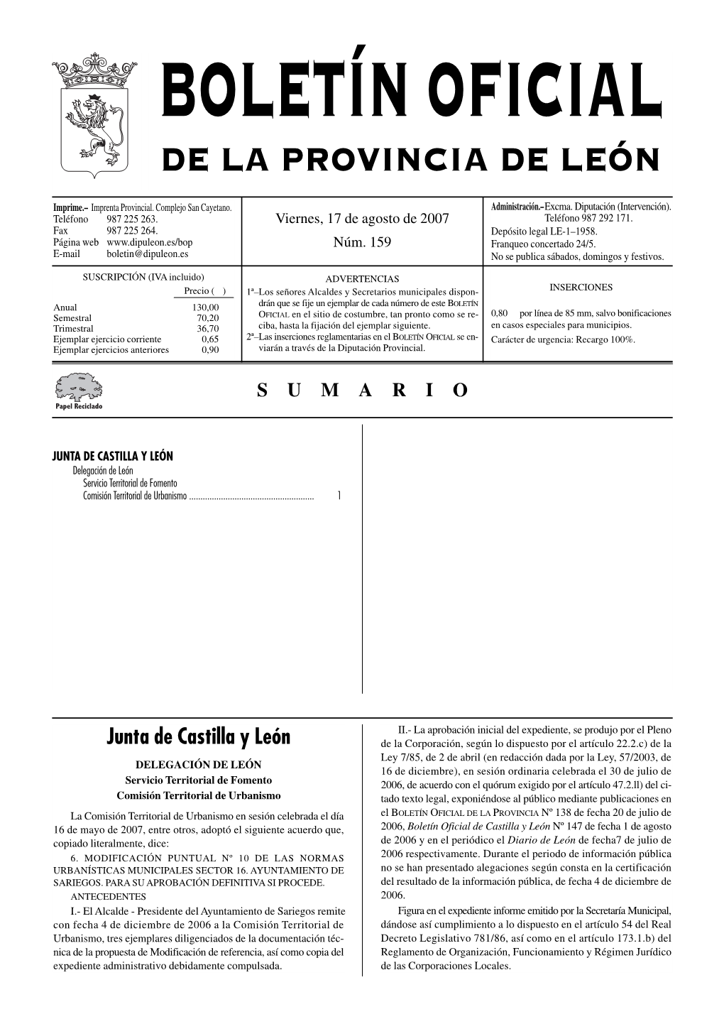 De La Provincia De León