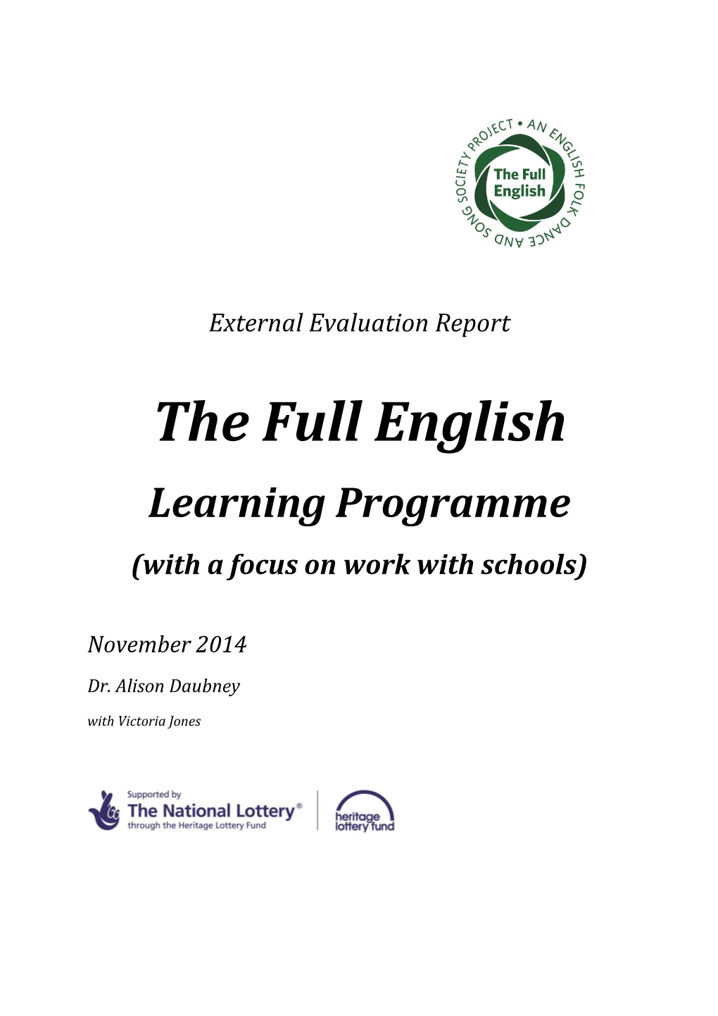 External Evaluation Report of the Full English Learning Programme