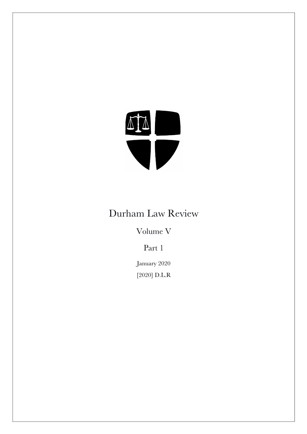 Durham Law Review