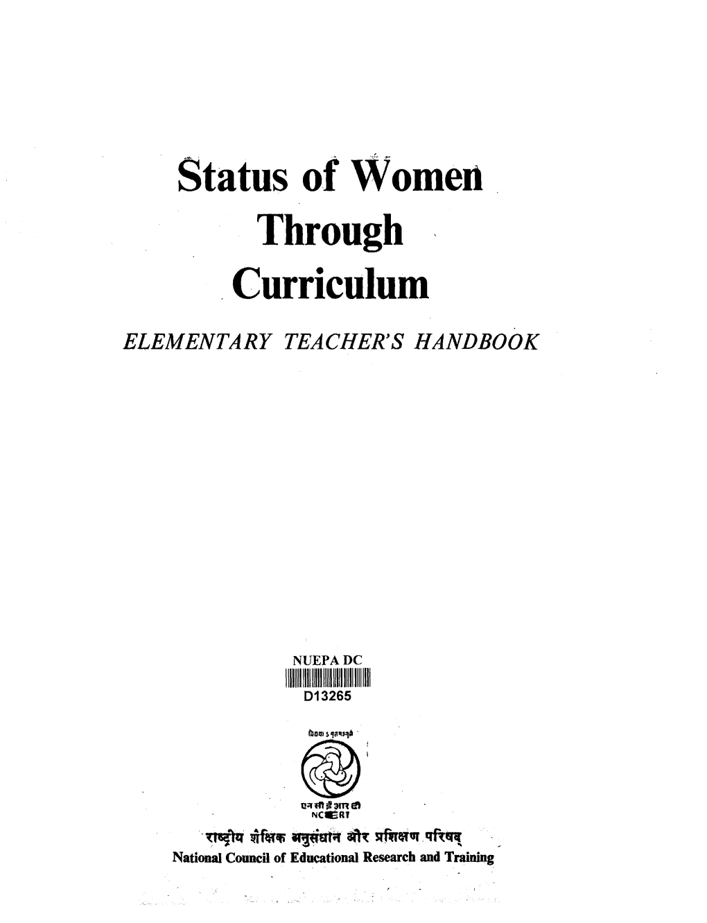 Status of Women Through Curriculum