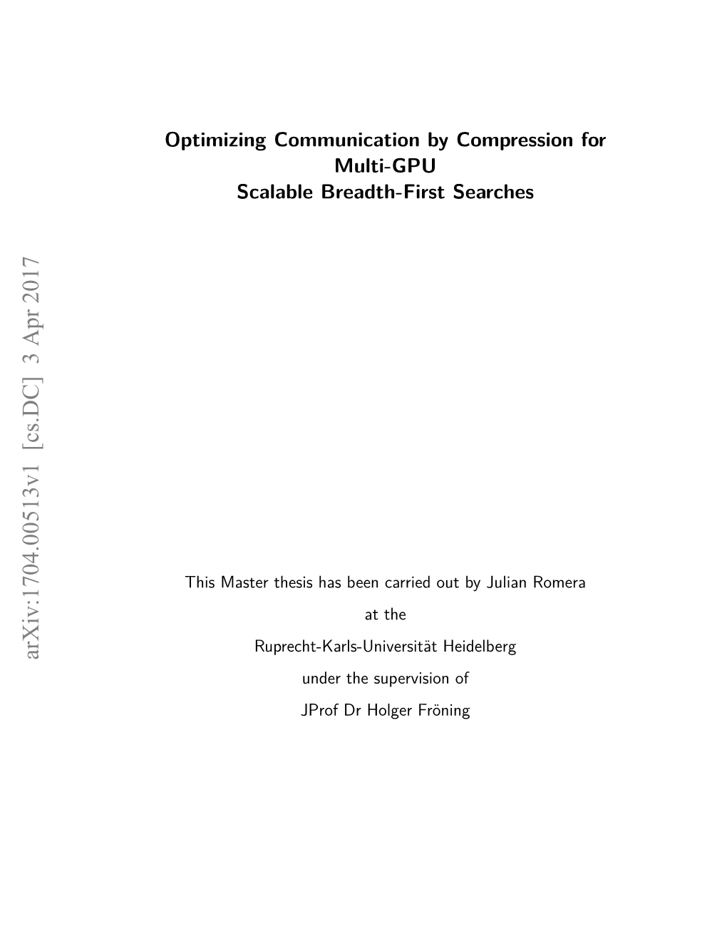 Optimizing Communication by Compression for Multi-GPU Scalable Breadth-First Searches