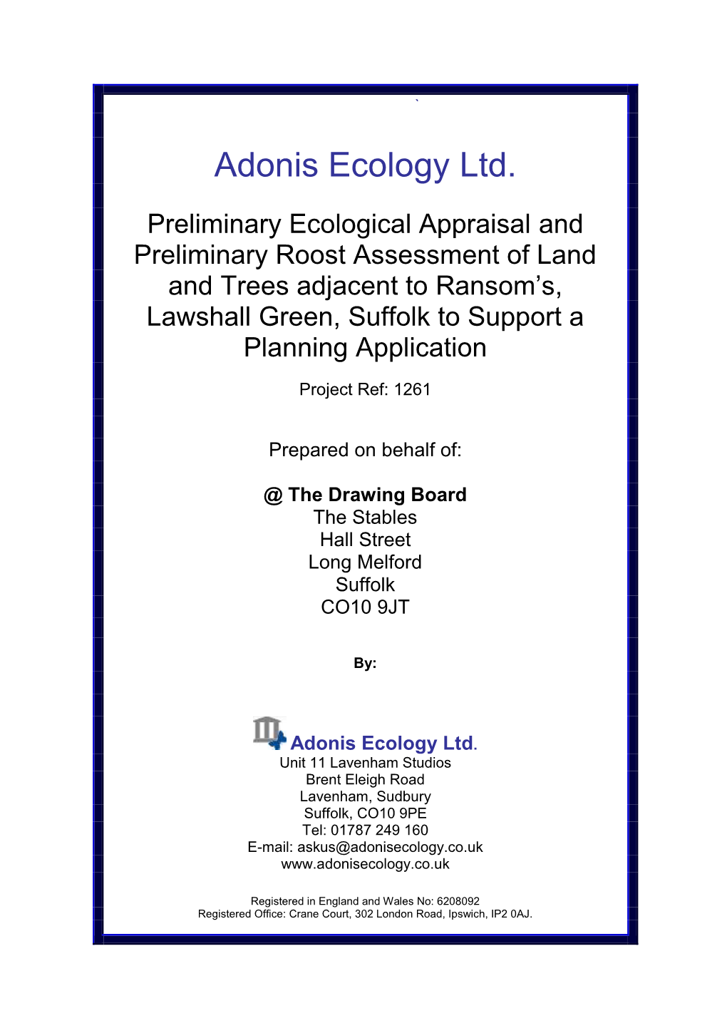 Adonis Ecology Ltd