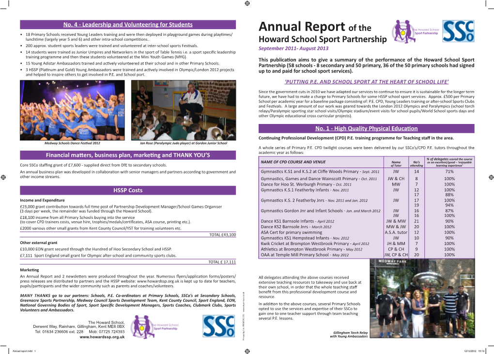 Annual Report Of