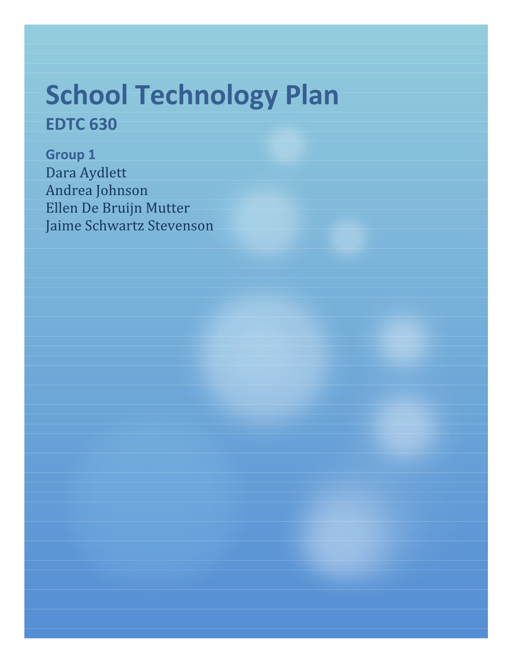 School Technology Plan