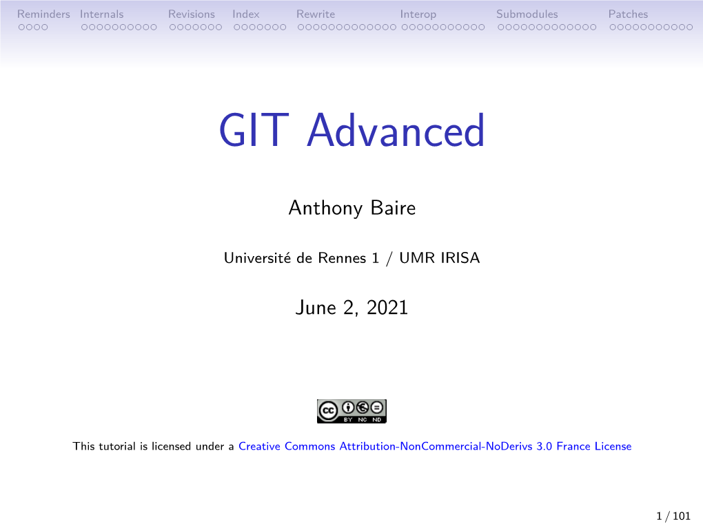 GIT Advanced