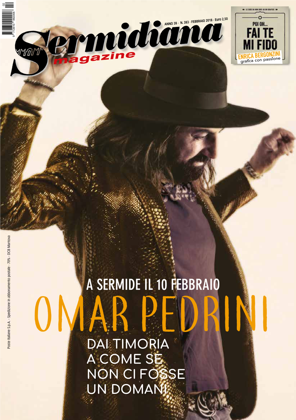 A Sermide Il 10 Febbraio Omar Pedrini