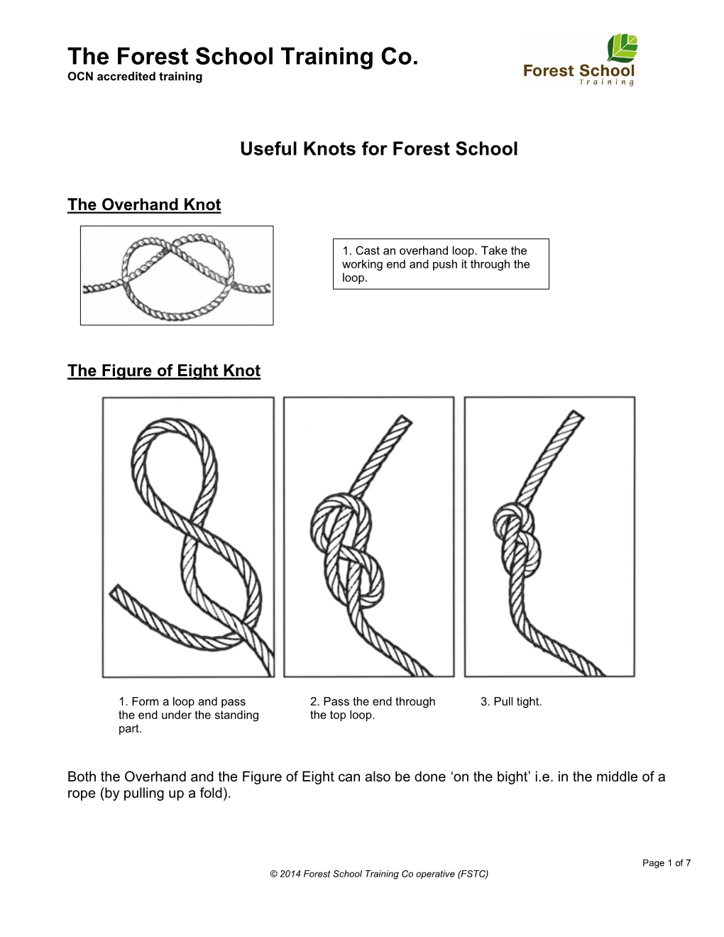 Forest School Knots