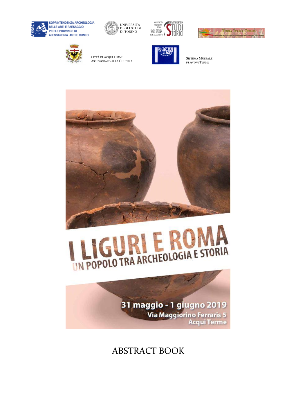 I Liguri E Roma – Abstract Book