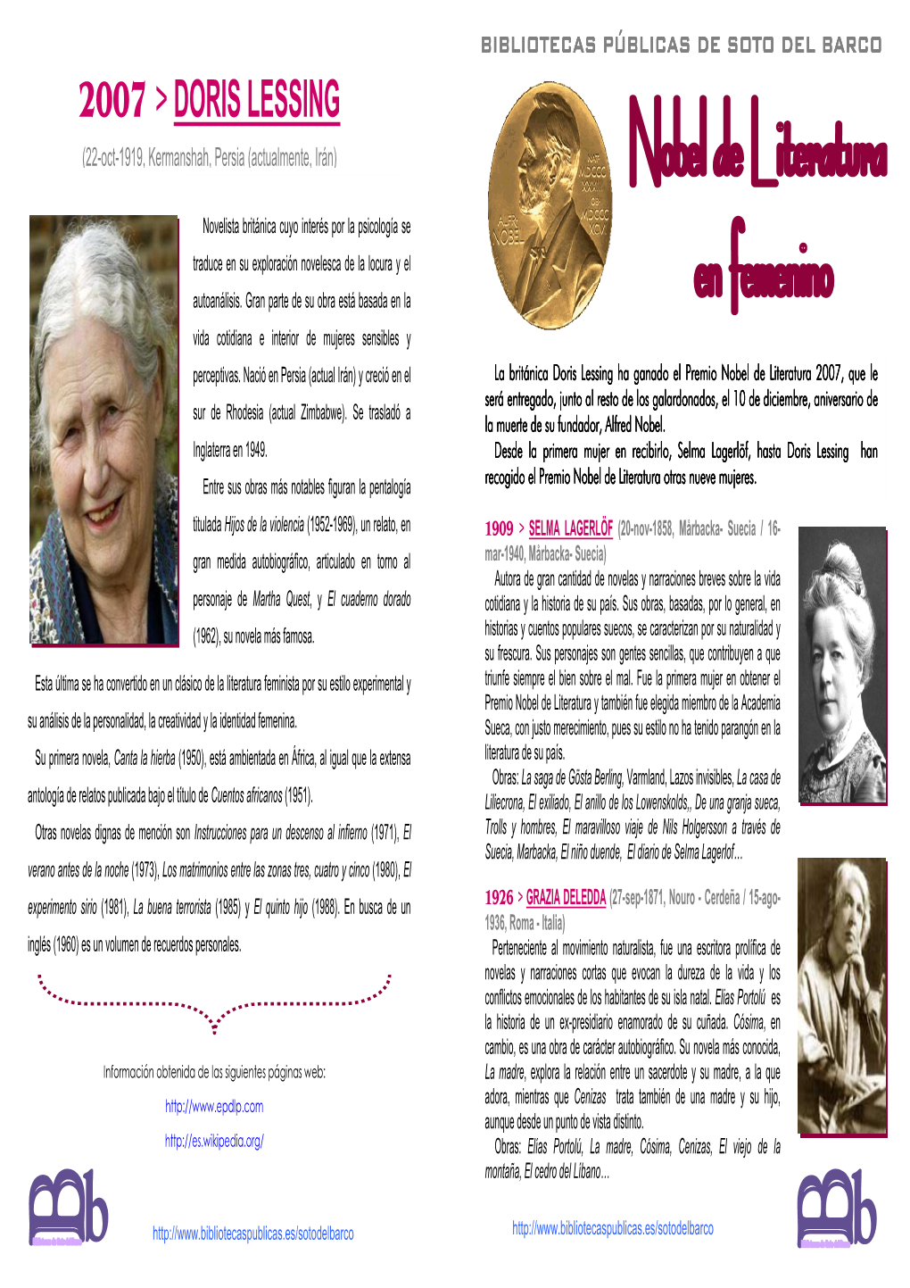 Nobel De Literatura En Femenino