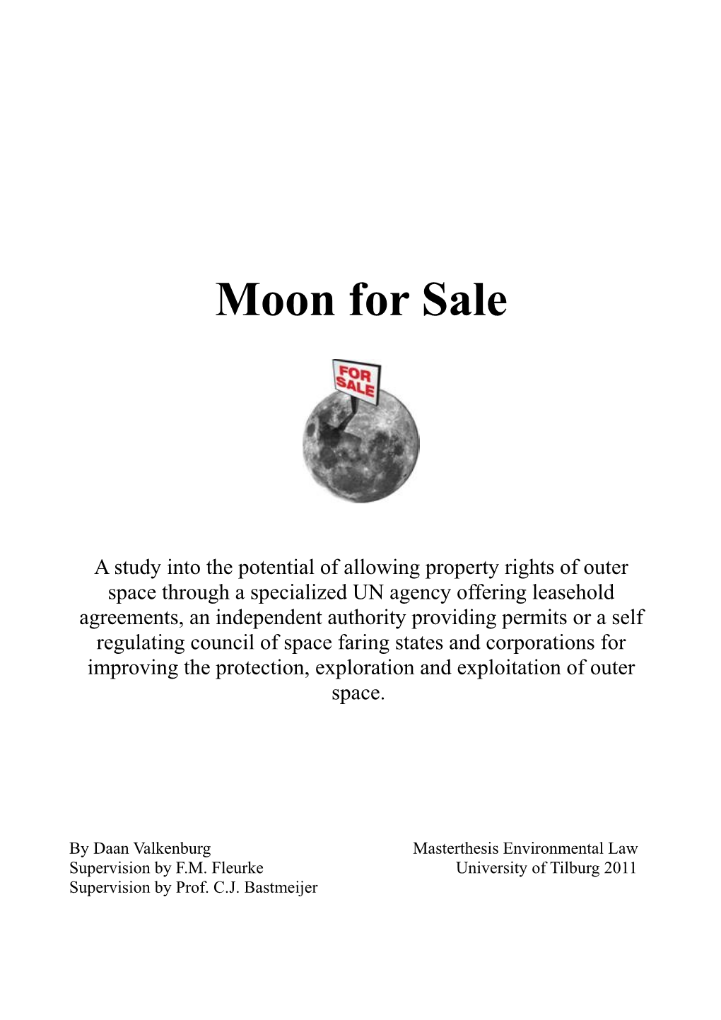 Moon for Sale