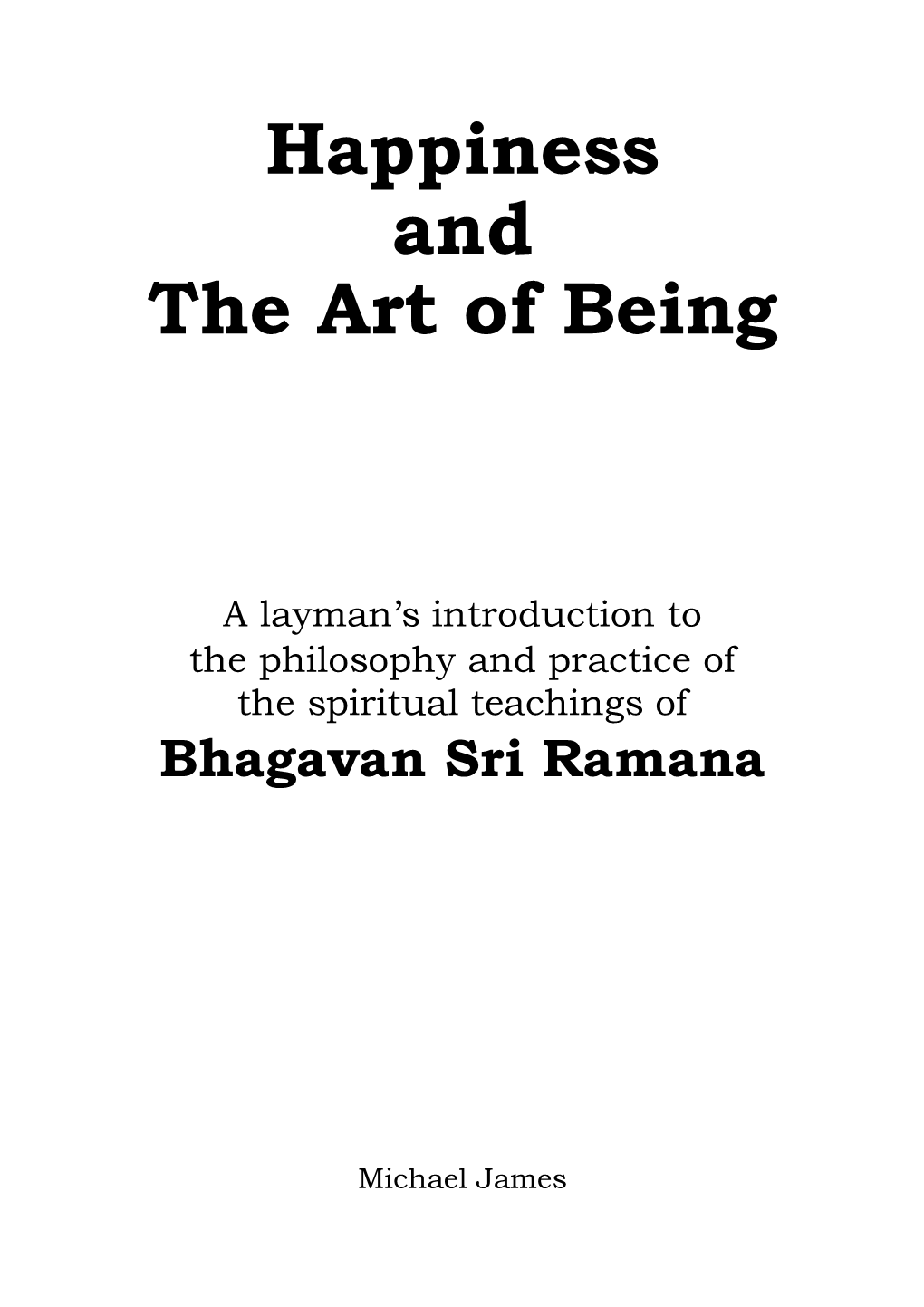 Happiness and the Art of Being – Third PDF Edition