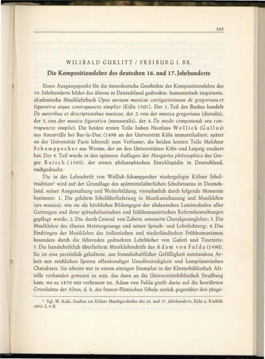 Die Kompositionslehre Des Deutschen 16. Und 17. Jahrhunderts