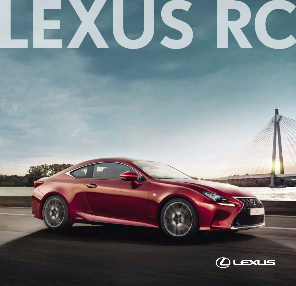 LEXUS RC and 19-Inch Alloyand 19-Inch Wheels