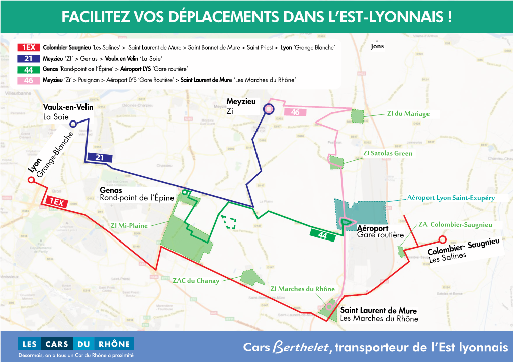 Facilitez Vos Déplacements Dans L'est-Lyonnais !