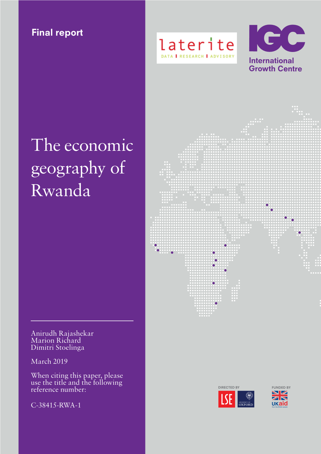 The Economic Geography of Rwanda