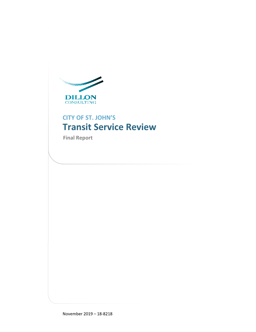 St. John's Transit Review Report