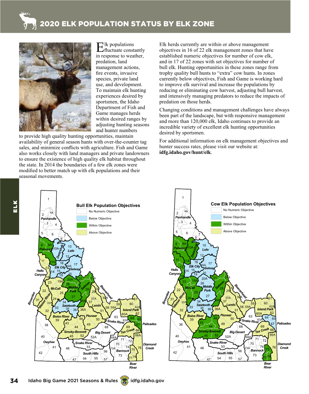 Elk General Seasons