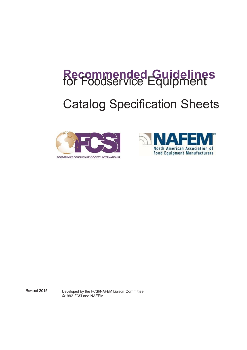 FCSI-5911 NAFEM Guidelines