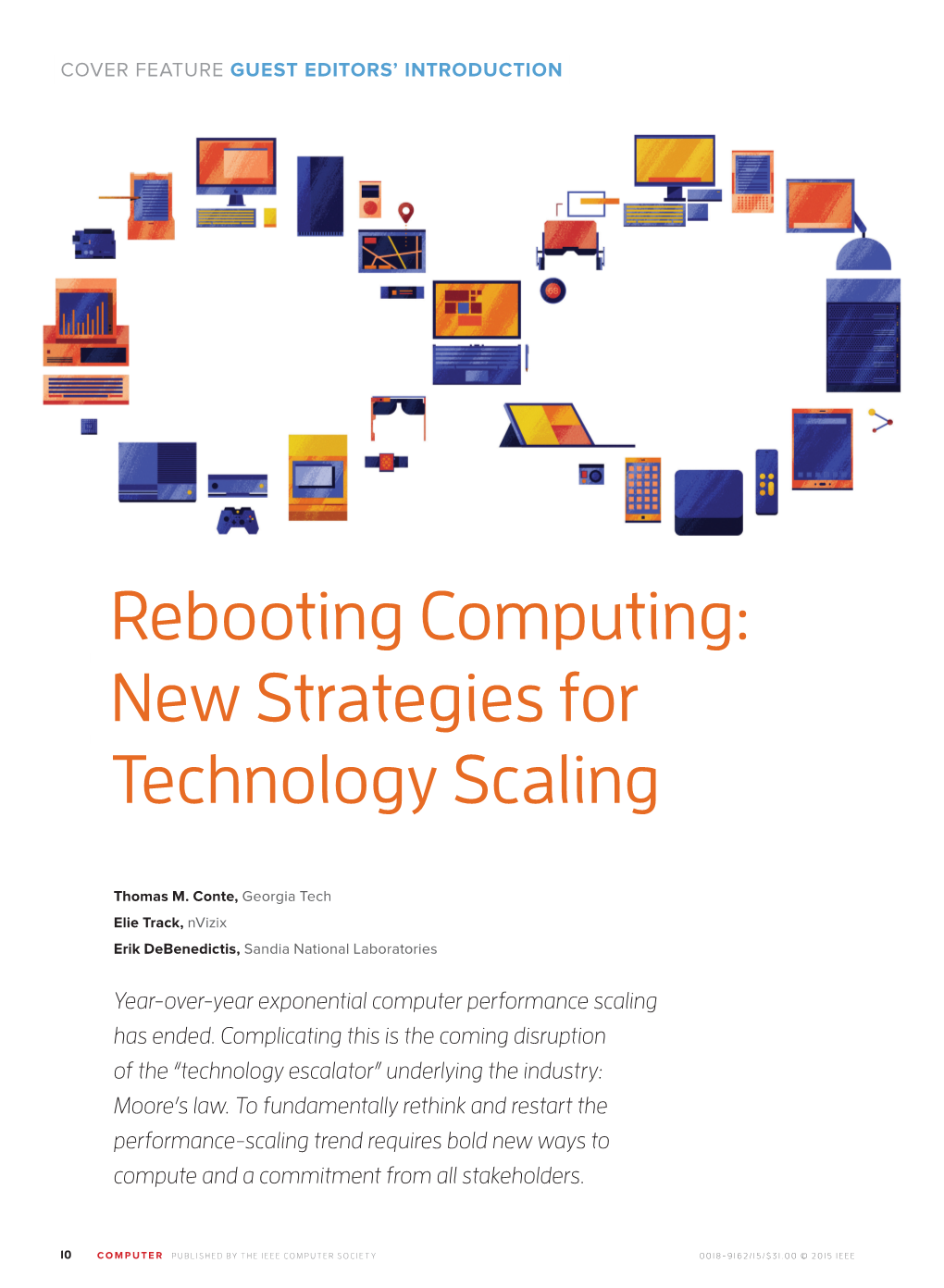 Rebooting Computing: New Strategies for Technology Scaling