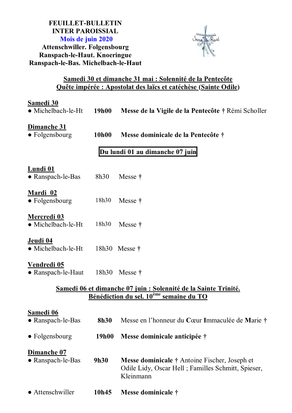 Secteur Inter-Paroissial