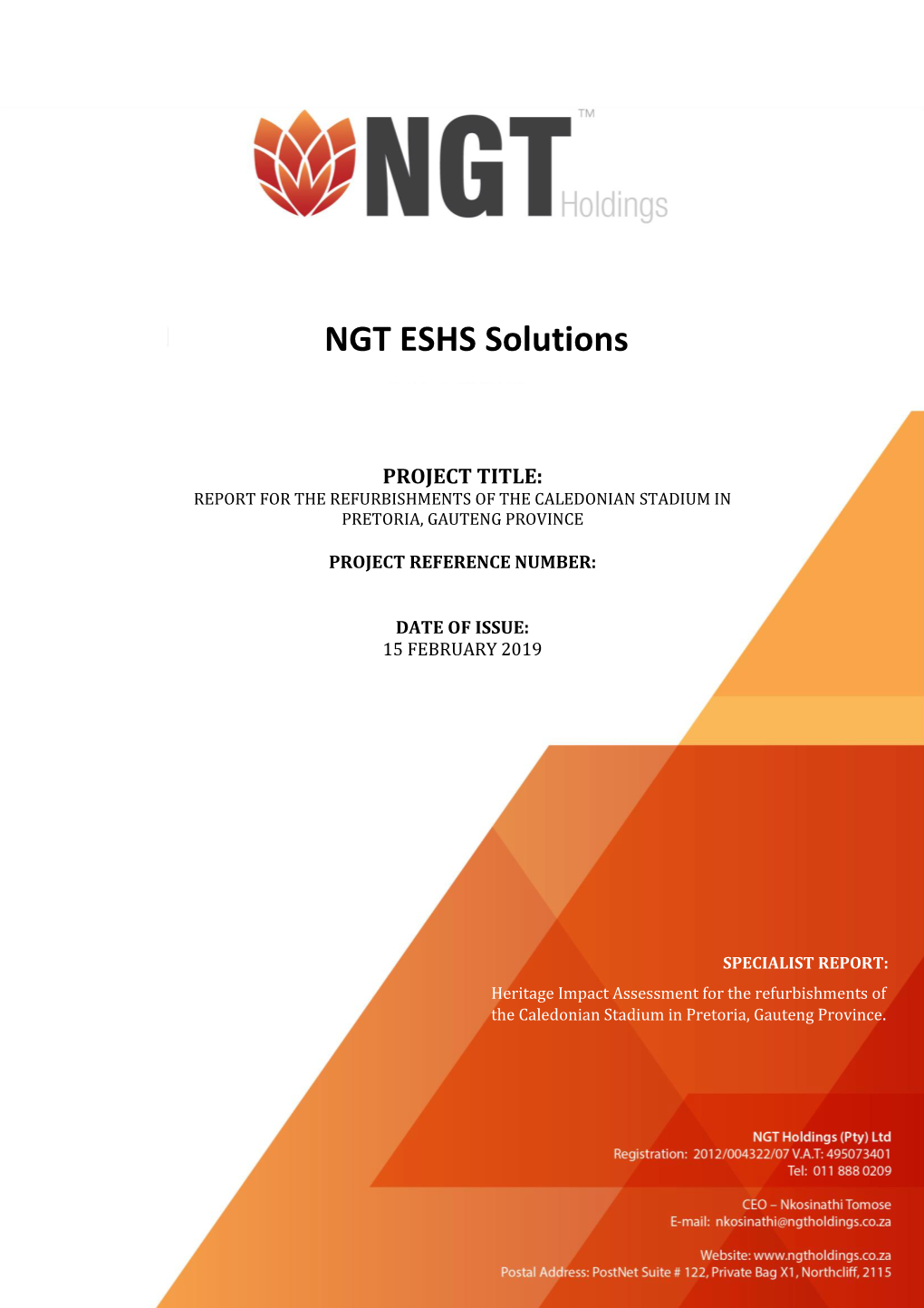NGT ESHS Solutions