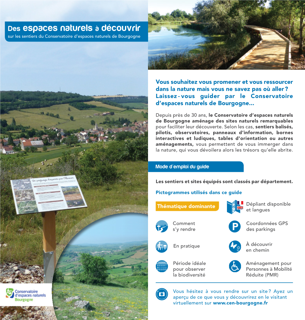 Des Espaces Naturels À Découvrir Sur Les Sentiers Du Conservatoire D’Espaces Naturels De Bourgogne
