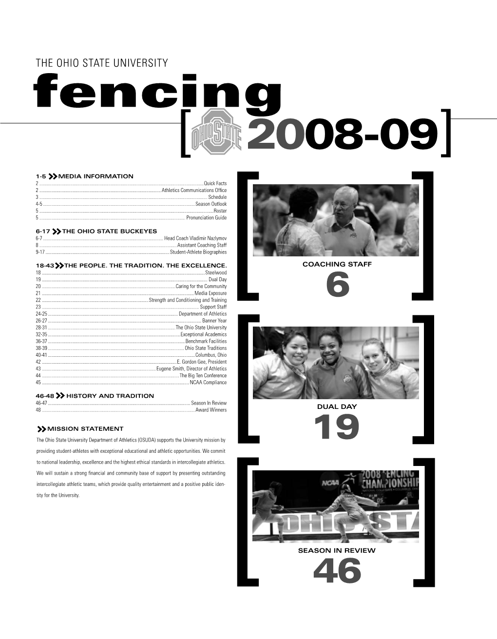 FENCING HISTORY At: Ohiostatebuckeyes.Com