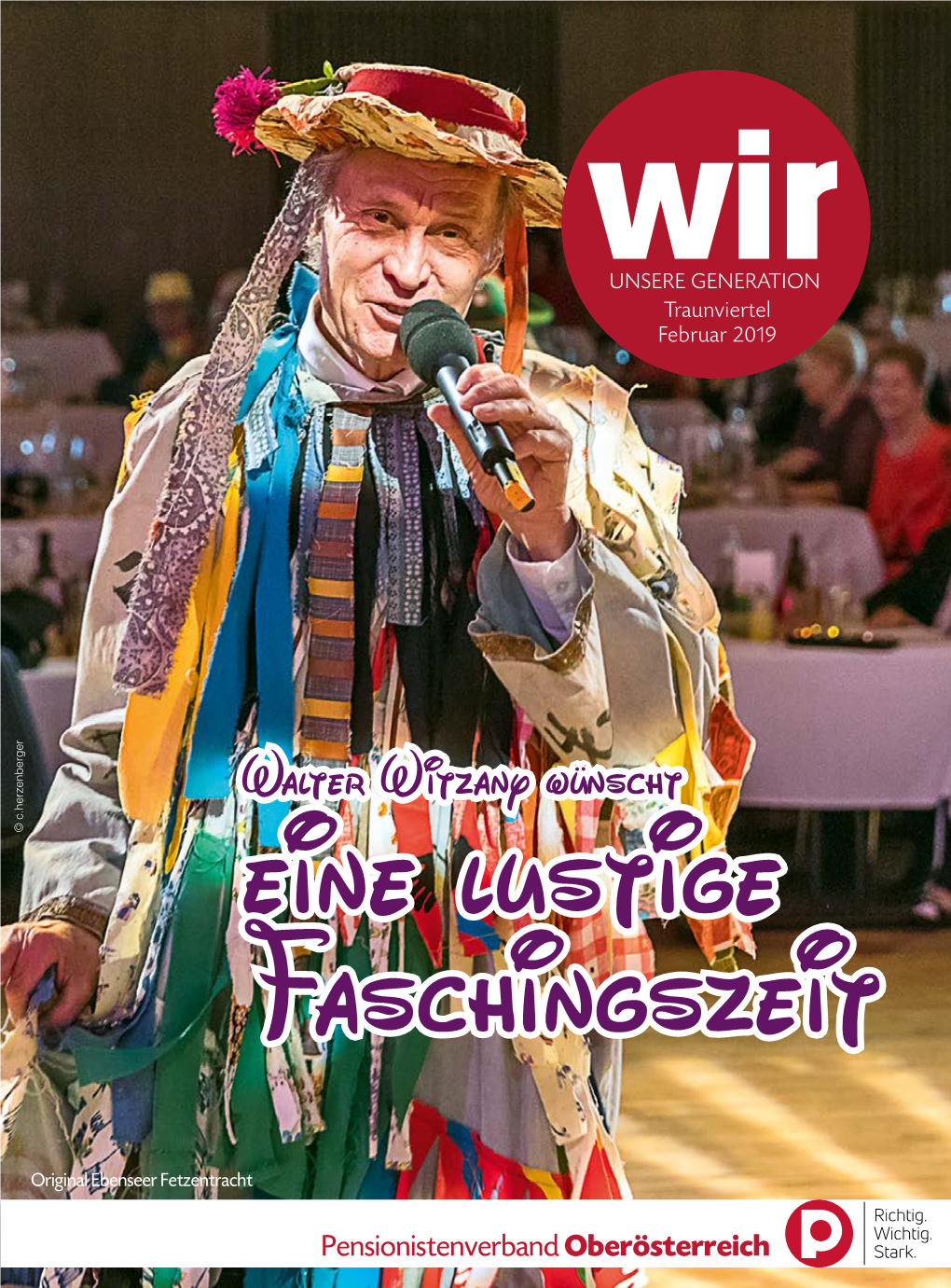 Walter Witzany Wünscht © C.Herzenberger Eine Lustige Faschingszeit