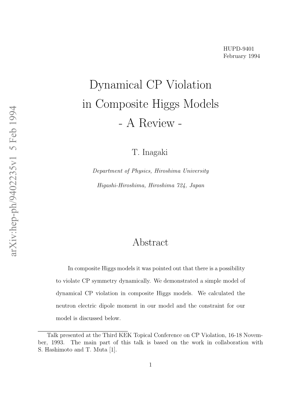 Dynamical CP Violation in Composite Higgs Models