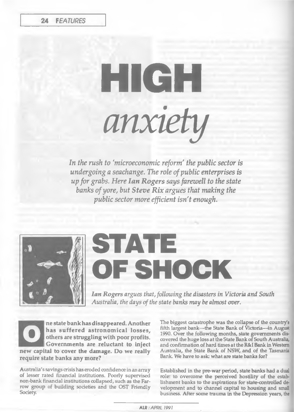 High Anxiety: State of Shock