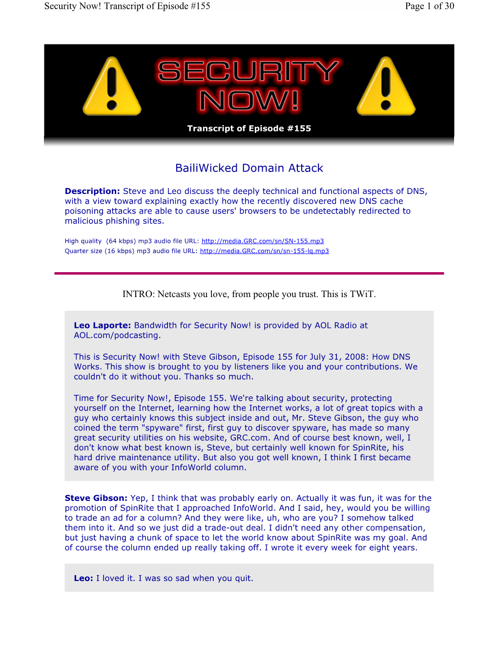 Bailiwicked Domain Attack