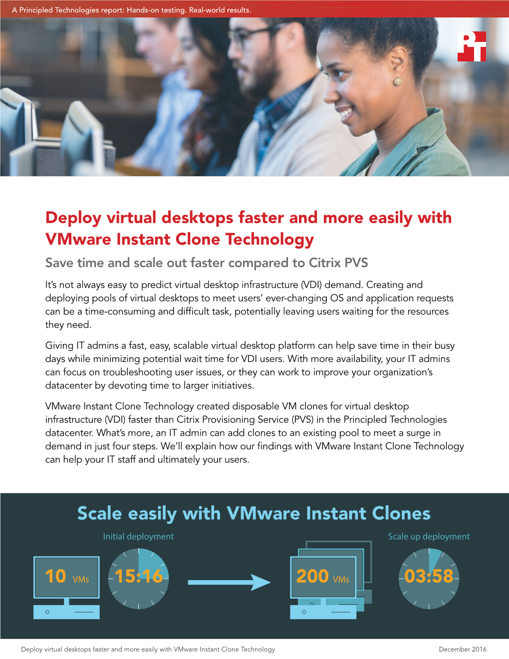 Deploy Virtual Desktops Faster and More Easily with Vmware Instant