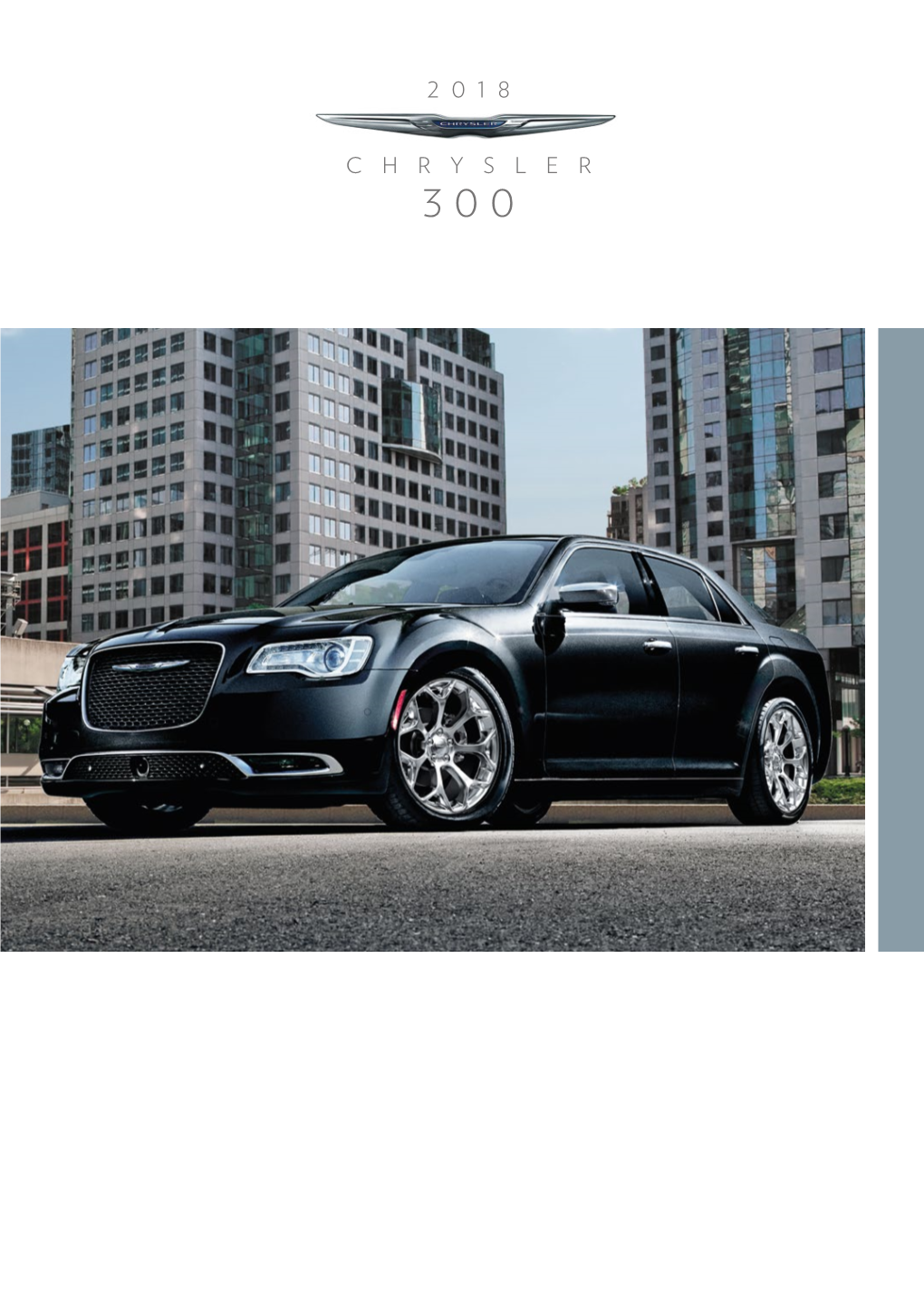 2018 Chrysler 300 Brochure