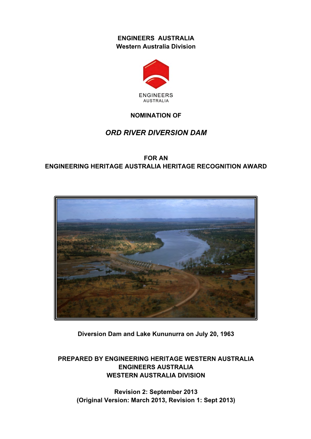 Ord River Diversion Dam