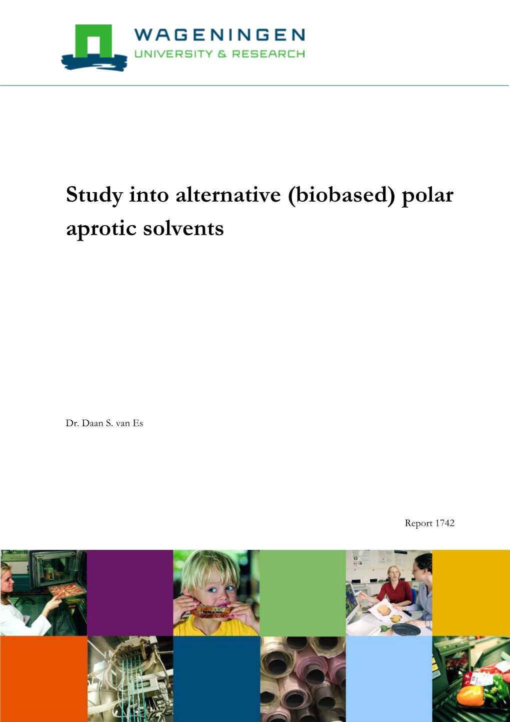 Study Into Alternative (Biobased) Polar Aprotic Solvents