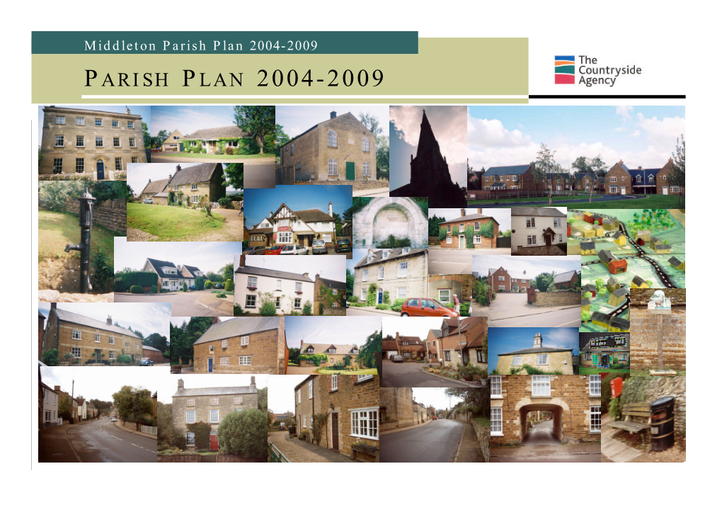 Middleton Parish Plan 2004-2009 P ARISH P LAN 2004 - 2009 Middleton Parish Plan 2004-2009 Page 1