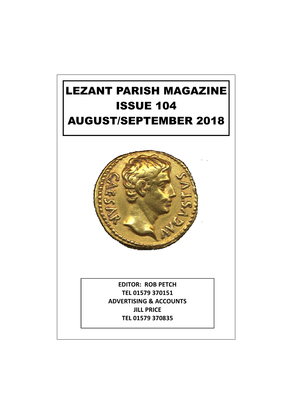 Lezant Parish Magazine Issue 104 August/September 2018