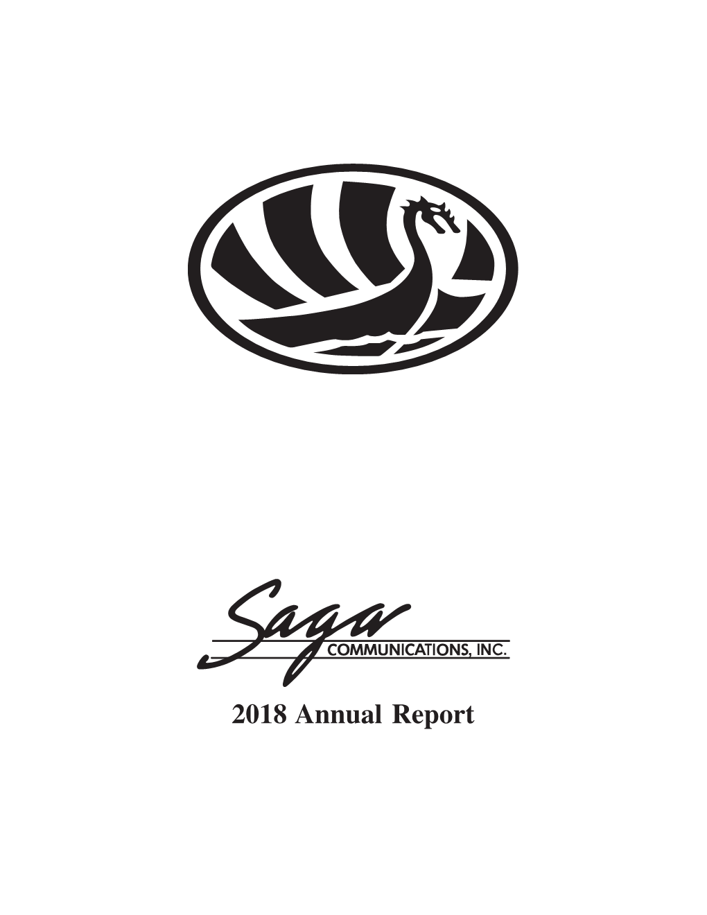 2018 Annual Report 2018 Annual Letter to Our Fellow Shareholders