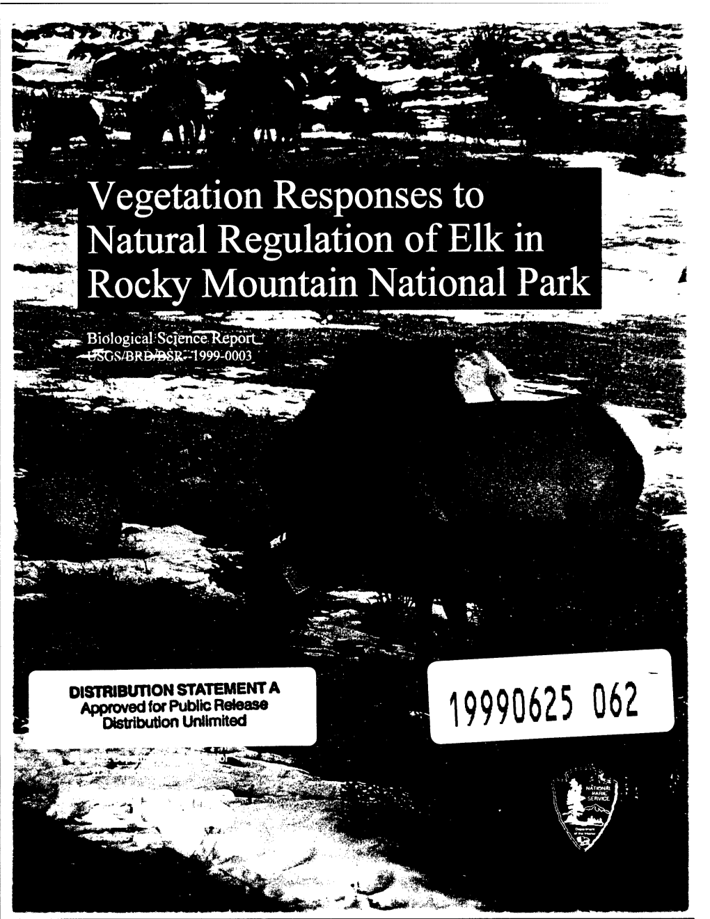 Vegetation Responses to Natural Regulation of Elk in Rocky Mountain National Park